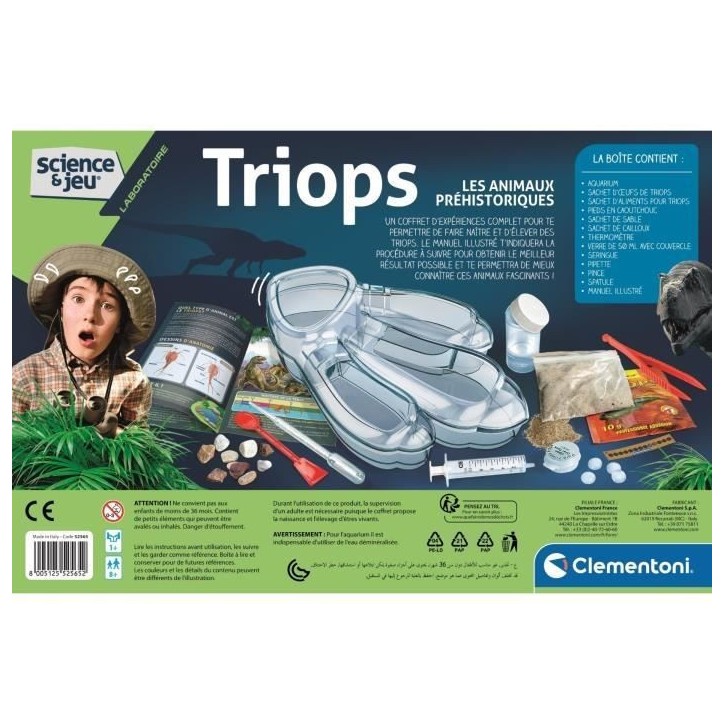Clementoni - Science & Jeu - Triops Clementoni - Science & Jeu - Triops