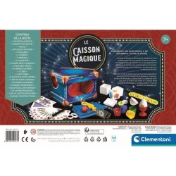 Coffret de magie - Clementoni - Le caisson magique - 80 tours - Dispar