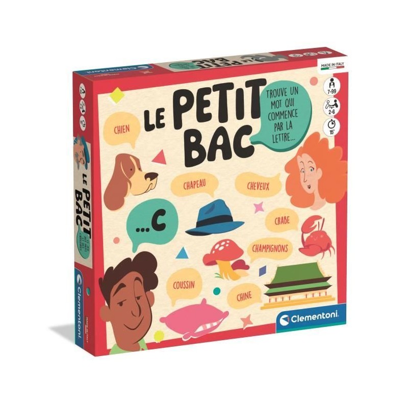 CLEMENTONI - Le petit bac, jeu de société CLEMENTONI - Le petit bac, jeu de société