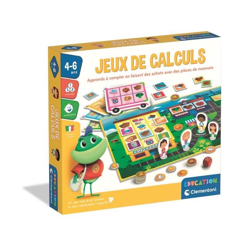 Jeux de calculs CLEMENTONI Jeux de calculs CLEMENTONI