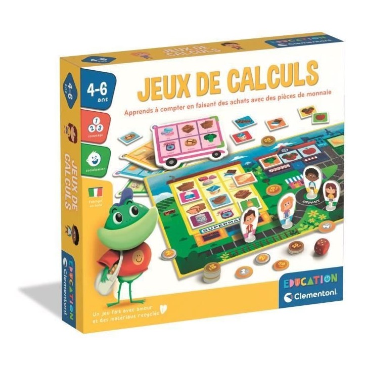 Jeux de calculs CLEMENTONI Jeux de calculs CLEMENTONI
