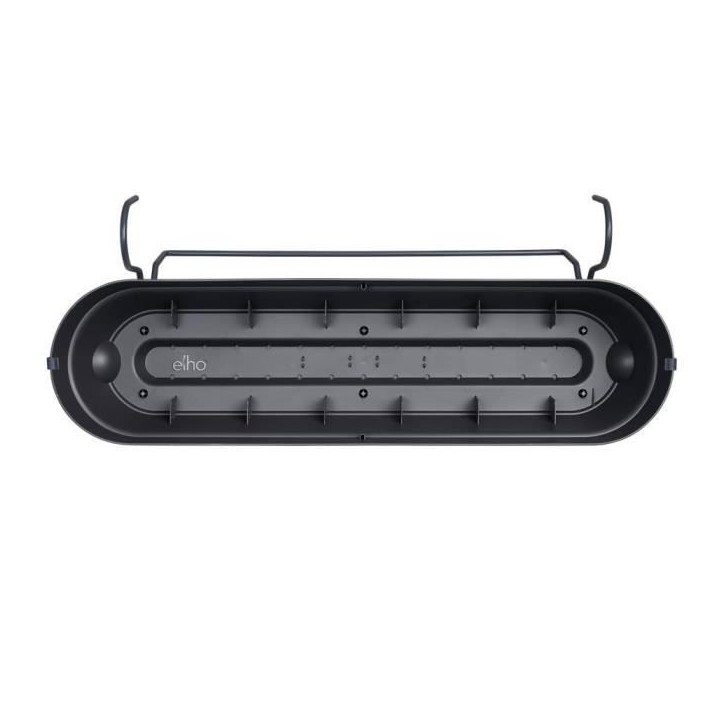 ELHO Balconniere VIBIA CAMPANA ALLIN1 Rectangulaire - 11 l - Ø 70x26x17,7cm - Plastique - Anthracite ELHO Balconniere VIBIA CAMPANA ALLIN1 Rectangulaire - 11 l - Ø 70x26x17,7cm - Plastique - Anthracite