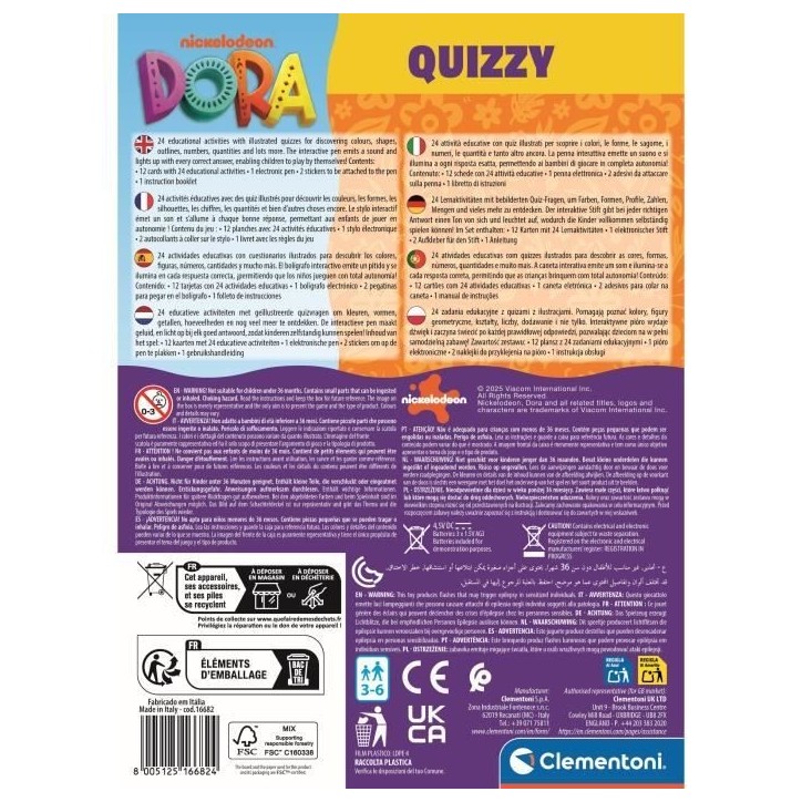 CLEMENTONI - Quizzy - Dora CLEMENTONI - Quizzy - Dora