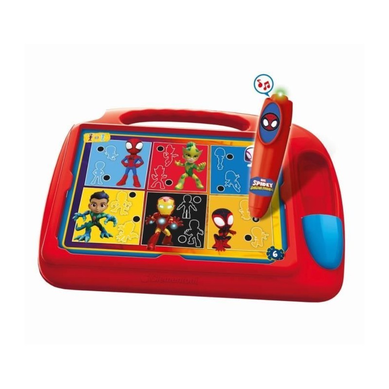 Clementoni - Pupitre Spidey - Jeu éducatif - Découvre les formes, le Clementoni - Pupitre Spidey - Jeu éducatif - Découvre les formes, le