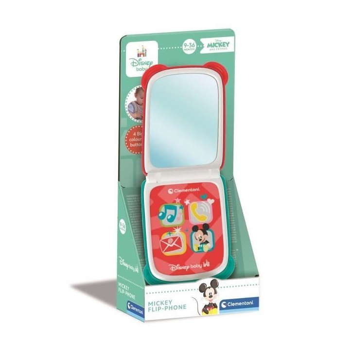 CLEMENTONI - Flip Phone - Mickey CLEMENTONI - Flip Phone - Mickey