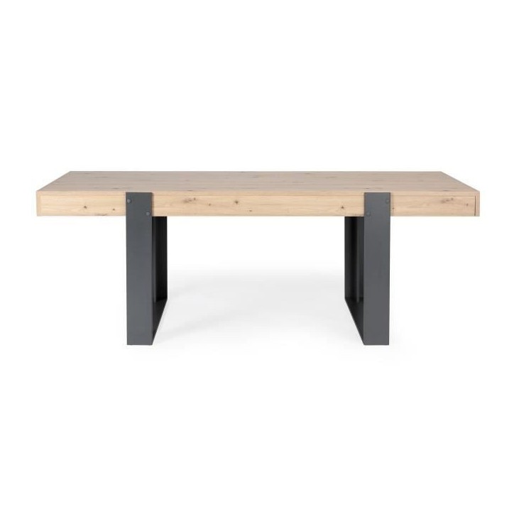 Table a manger - Rectangulaire - Panneaux de particules - Industriel - Loft - L 223,9 x P 93 x H 78,6 cm Table a manger - Rectangulaire - Panneaux de particules - Industriel - Loft - L 223,9 x P 93 x H 78,6 cm