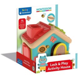 Clementoni - Montessori - Ma maison d'activités - Maison et personnag