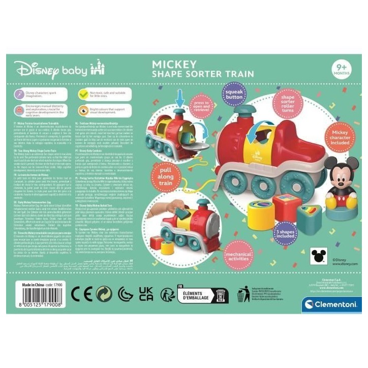 CLEMENTONI - Le train des formes de Mickey CLEMENTONI - Le train des formes de Mickey