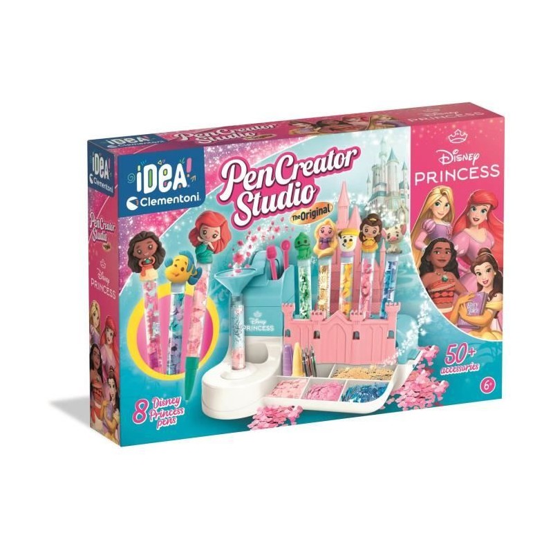 Clementoni- Atelier des stylos - Édition Disney Princesses