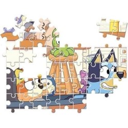 Clementoni - Edukit - Bluey - Coffret apprentissage 4 en 1 - 2 puzzles