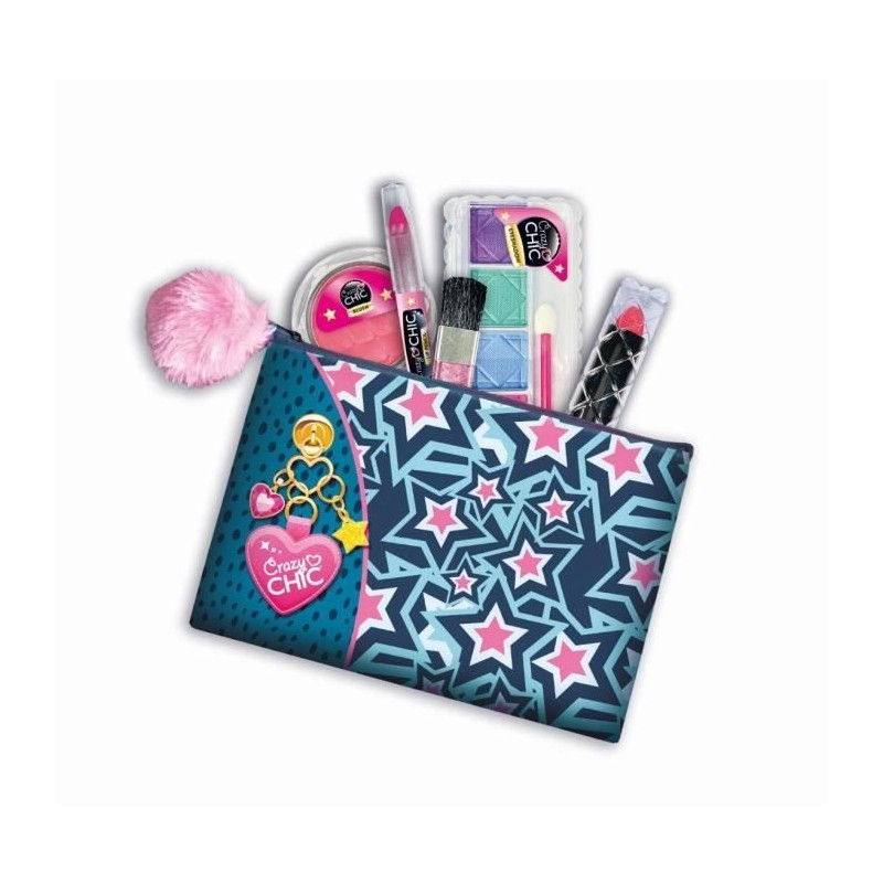 Trousse de Maquillage Lavable en Tissu pour Enfant - Clementoni Crazy Trousse de Maquillage Lavable en Tissu pour Enfant - Clementoni Crazy
