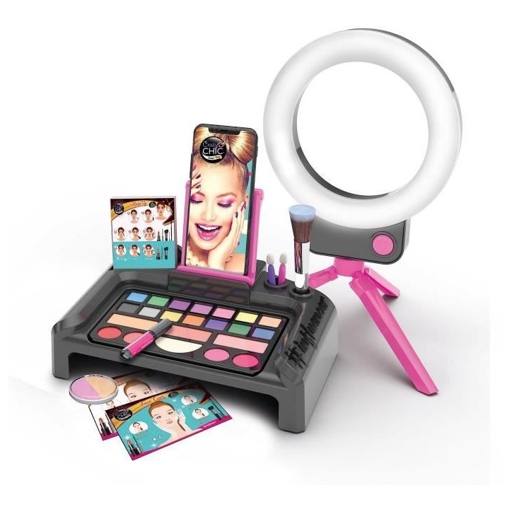 Atelier de maquillage - Clementoni - Make-up studio - Application dédiée - Crazy Chic Atelier de maquillage - Clementoni - Make-up studio - Application dédiée - Crazy Chic