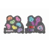 Clementoni - Coffret Maquillage Arc-en-ciel - 2 palettes fards a paupi