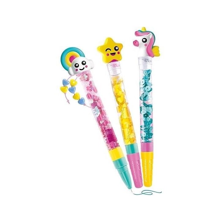 Clementoni - Créer tes stylos - Mini atelier des Stylos - Theme Fantaisie - 3 a créer - Des 6ans Clementoni - Créer tes stylos - Mini atelier des Stylos - Theme Fantaisie - 3 a créer - Des 6ans