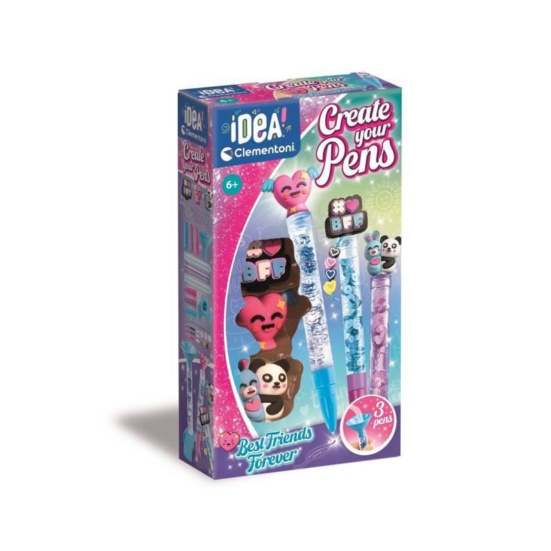 CLEMENTONI - Crée tes stylos - Best Friends CLEMENTONI - Crée tes stylos - Best Friends