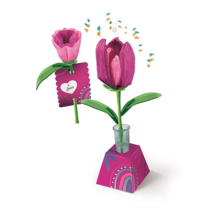 CLEMENTONI - Crée tes fleurs - Tulipe CLEMENTONI - Crée tes fleurs - Tulipe