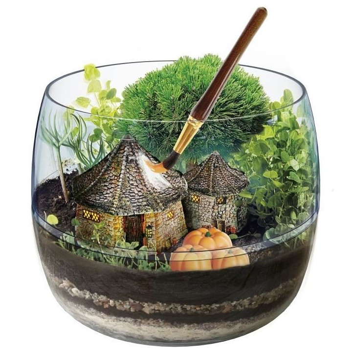 Terrarium Harry Potter - CLEMENTONI - Cabane de Hagrid a reproduire Terrarium Harry Potter - CLEMENTONI - Cabane de Hagrid a reproduire