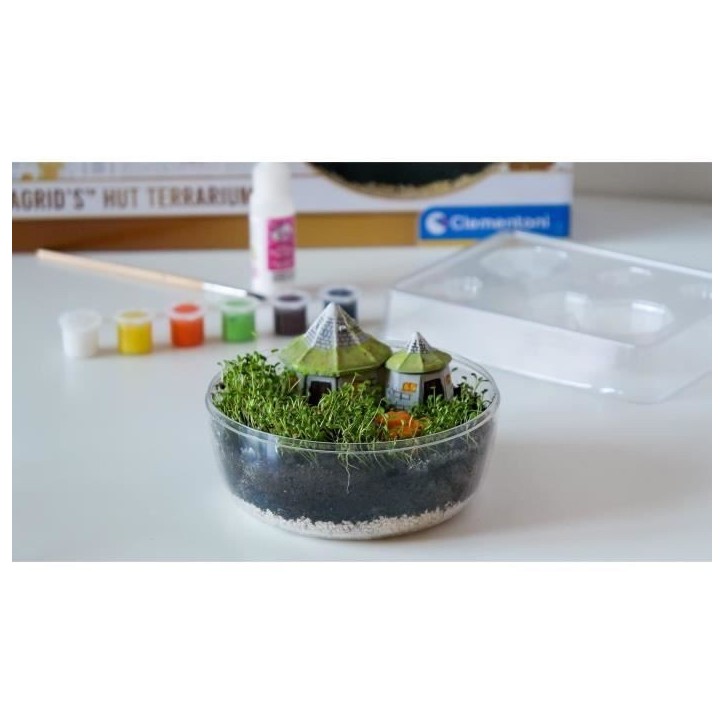 Terrarium Harry Potter - CLEMENTONI - Cabane de Hagrid a reproduire Terrarium Harry Potter - CLEMENTONI - Cabane de Hagrid a reproduire