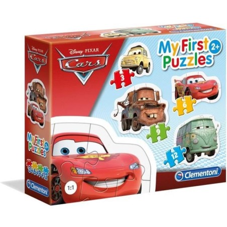 CLEMENTONI - My First Puzzles - Cars - Puzzle évolutif 3-6-9-12 piece
