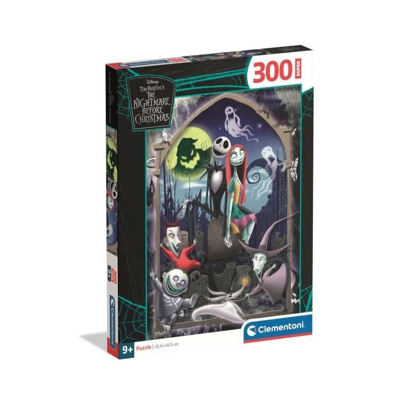 CLEMENTONI - 300 pieces Super - L'étrange Noël de Mr Jack CLEMENTONI - 300 pieces Super - L'étrange Noël de Mr Jack