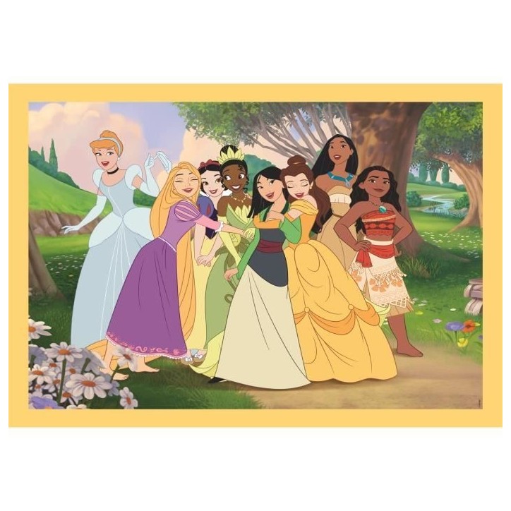 CLEMENTONI - Puzzle 4 en 1 - Disney Princess CLEMENTONI - Puzzle 4 en 1 - Disney Princess