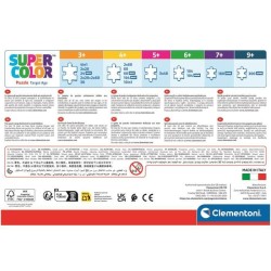 CLEMENTONI - Puzzle 4 en 1 - Disney Princess