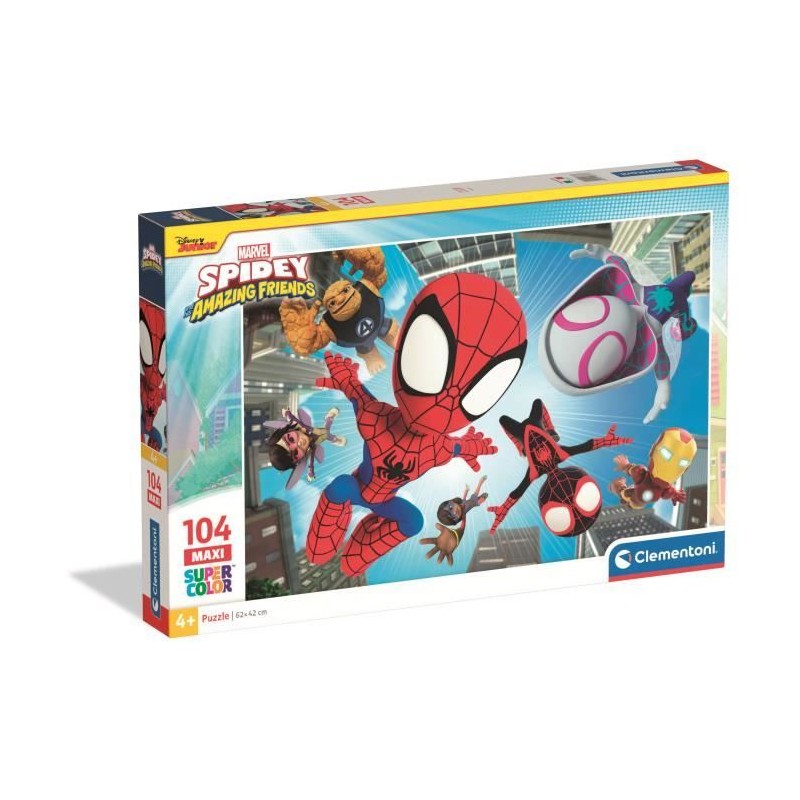 CLEMENTONI - 104 pieces Maxi - Spidey CLEMENTONI - 104 pieces Maxi - Spidey