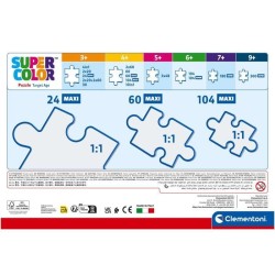 CLEMENTONI - 104 pieces Maxi - Iron Man and his awesome friends