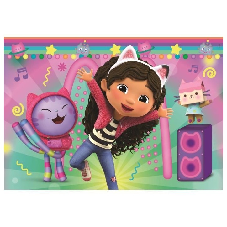 CLEMENTONI - 2x60 pieces - Gabby et la maison magique CLEMENTONI - 2x60 pieces - Gabby et la maison magique