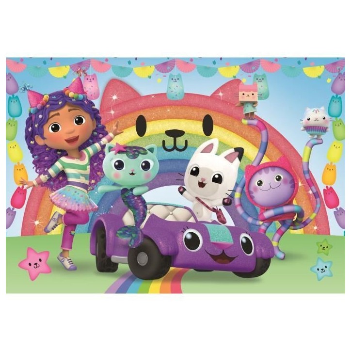 CLEMENTONI - 2x60 pieces - Gabby et la maison magique CLEMENTONI - 2x60 pieces - Gabby et la maison magique