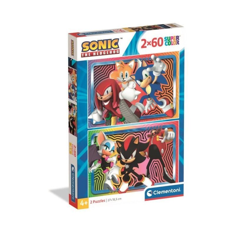 CLEMENTONI - 2x60 pieces - Sonic