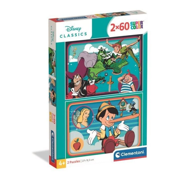 CLEMENTONI - 2x60 pieces - Disney Classic CLEMENTONI - 2x60 pieces - Disney Classic