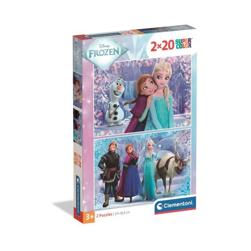 CLEMENTONI - 2x20 pieces - La Reine des Neiges 2 CLEMENTONI - 2x20 pieces - La Reine des Neiges 2