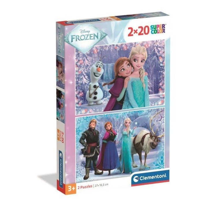 CLEMENTONI - 2x20 pieces - La Reine des Neiges 2 CLEMENTONI - 2x20 pieces - La Reine des Neiges 2