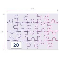 CLEMENTONI - 2x20 pieces - La Reine des Neiges 2