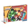 CLEMENTONI - 24 pieces Maxi - Iron Man and his awesome friends