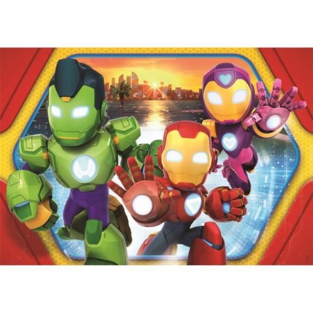 CLEMENTONI - 24 pieces Maxi - Iron Man and his awesome friends