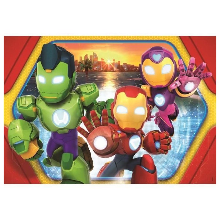 CLEMENTONI - 24 pieces Maxi - Iron Man and his awesome friends CLEMENTONI - 24 pieces Maxi - Iron Man and his awesome friends