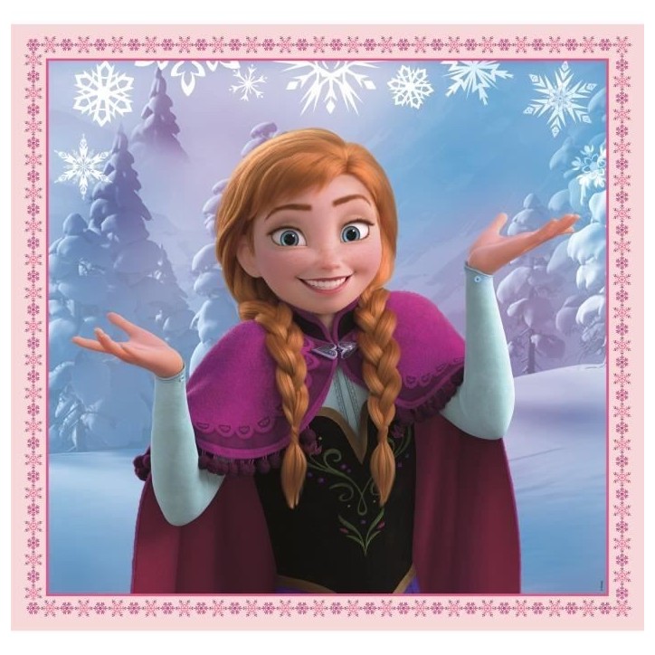 CLEMENTONI - 3x48 pieces - La Reine des Neiges CLEMENTONI - 3x48 pieces - La Reine des Neiges