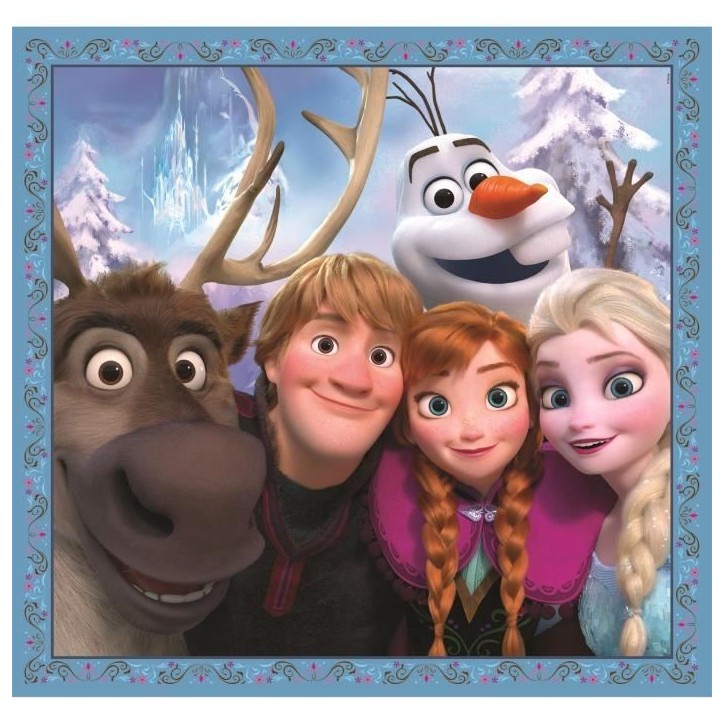 CLEMENTONI - 3x48 pieces - La Reine des Neiges CLEMENTONI - 3x48 pieces - La Reine des Neiges