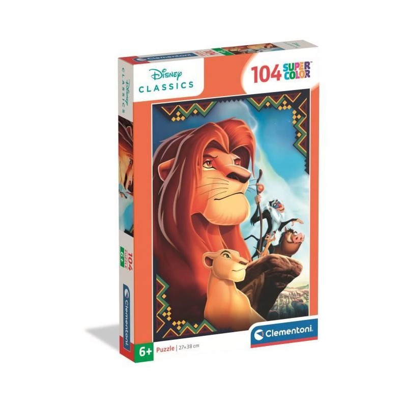 CLEMENTONI - 104 pieces - Le Roi Lion CLEMENTONI - 104 pieces - Le Roi Lion