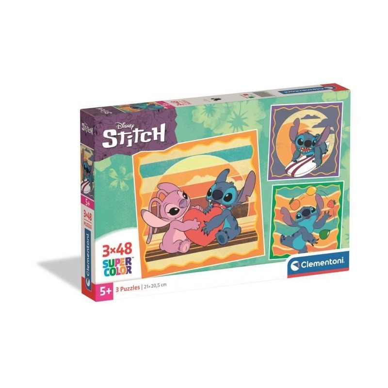 CLEMENTONI - 3x48 pieces - Stitch CLEMENTONI - 3x48 pieces - Stitch