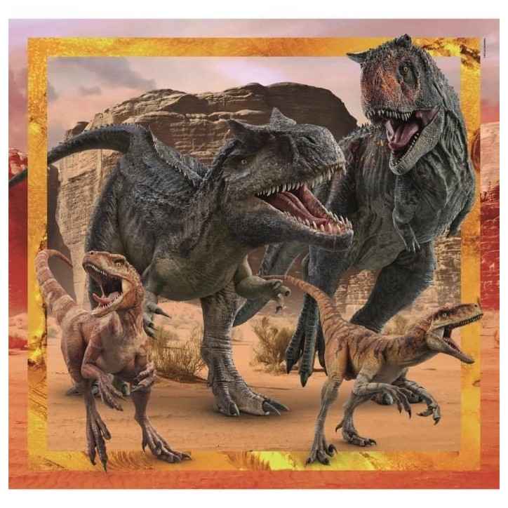CLEMENTONI puzzle 3x48 pieces - Jurassic World CLEMENTONI puzzle 3x48 pieces - Jurassic World