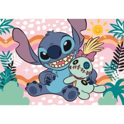 Puzzle 60 pieces Stitch, Pour enfants a partir de 3 ans, Theme dessins