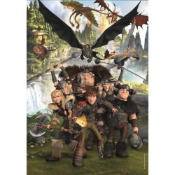 CLEMENTONI - 180 pieces Super - Dragons