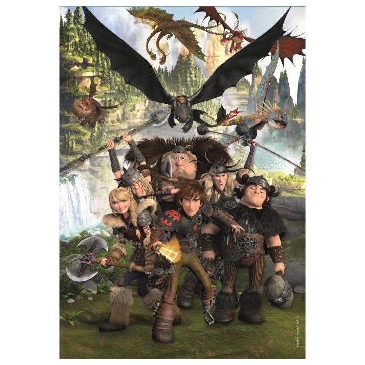 CLEMENTONI - 180 pieces Super - Dragons CLEMENTONI - 180 pieces Super - Dragons