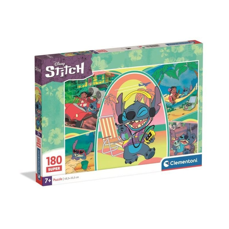 Puzzle Stitch 180 pieces Super, Pour enfants a partir de 3 ans, Theme Puzzle Stitch 180 pieces Super, Pour enfants a partir de 3 ans, Theme
