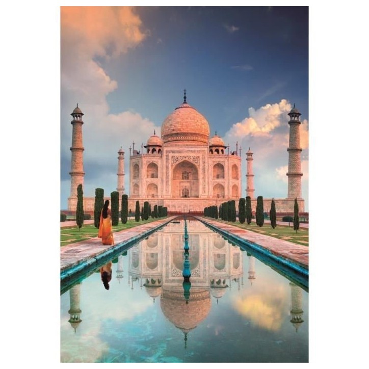 Clementoni - 1500p Taj Mahal - 59,2 x 84,3 cm - Avec poster Clementoni - 1500p Taj Mahal - 59,2 x 84,3 cm - Avec poster