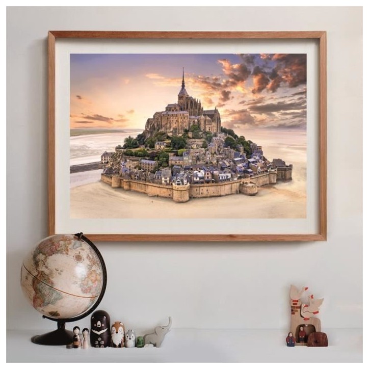 CLEMENTONI - Compact 1500 pieces - Le Mont Saint-Michel CLEMENTONI - Compact 1500 pieces - Le Mont Saint-Michel