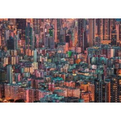 CLEMENTONI - Compact 1500 pieces - Hong-Kong, The Hive